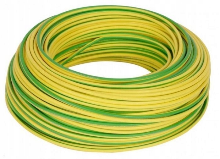 Žlozelený ochranný kábel H07V-K 16MM2 1MB