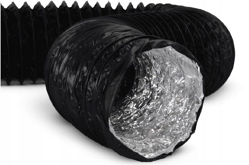 250 mm čierny hliníkový kábel spiro