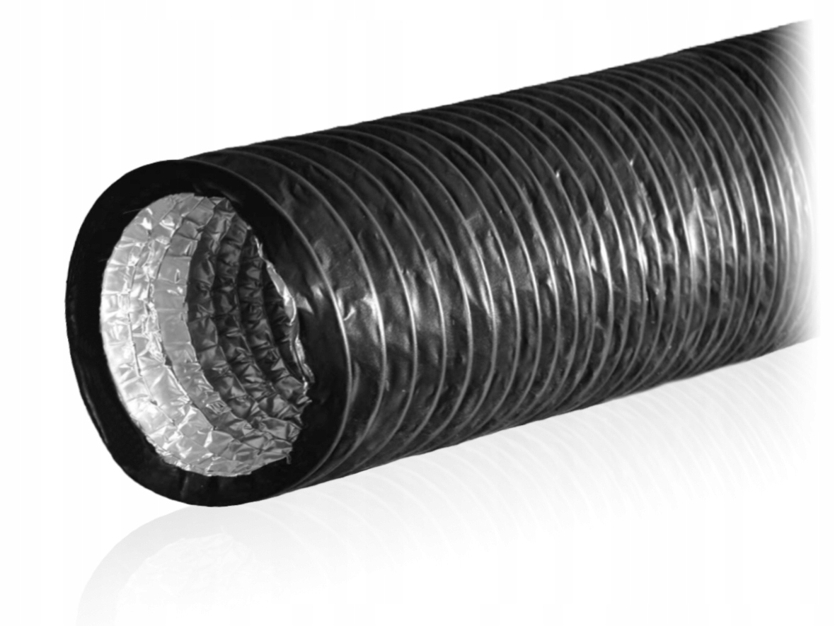 PVC hliníkové vetracie potrubie 10mb 80 mm