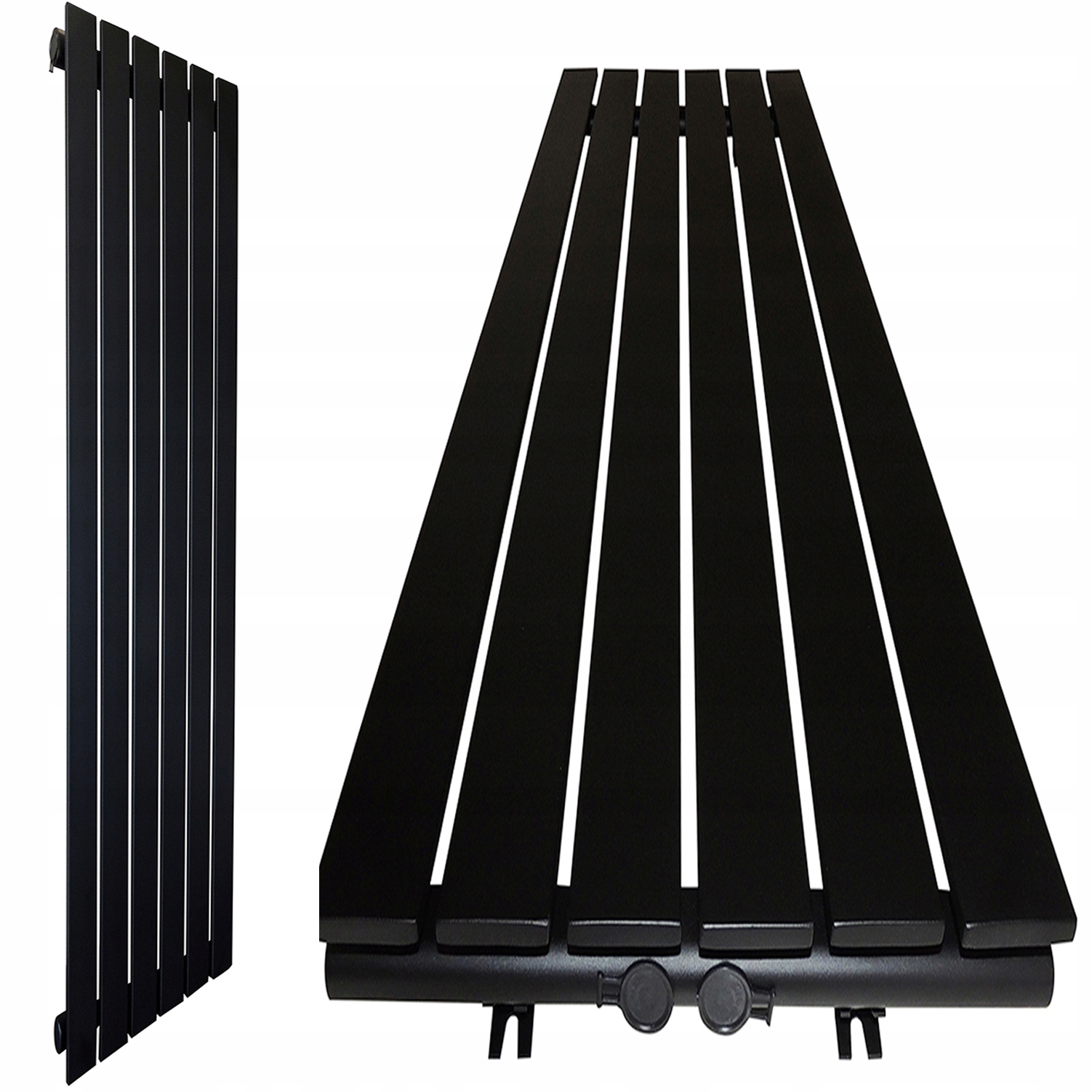 LOFT dekoračný RADIÁTOR 160x45 Matt Black Structure 1011W