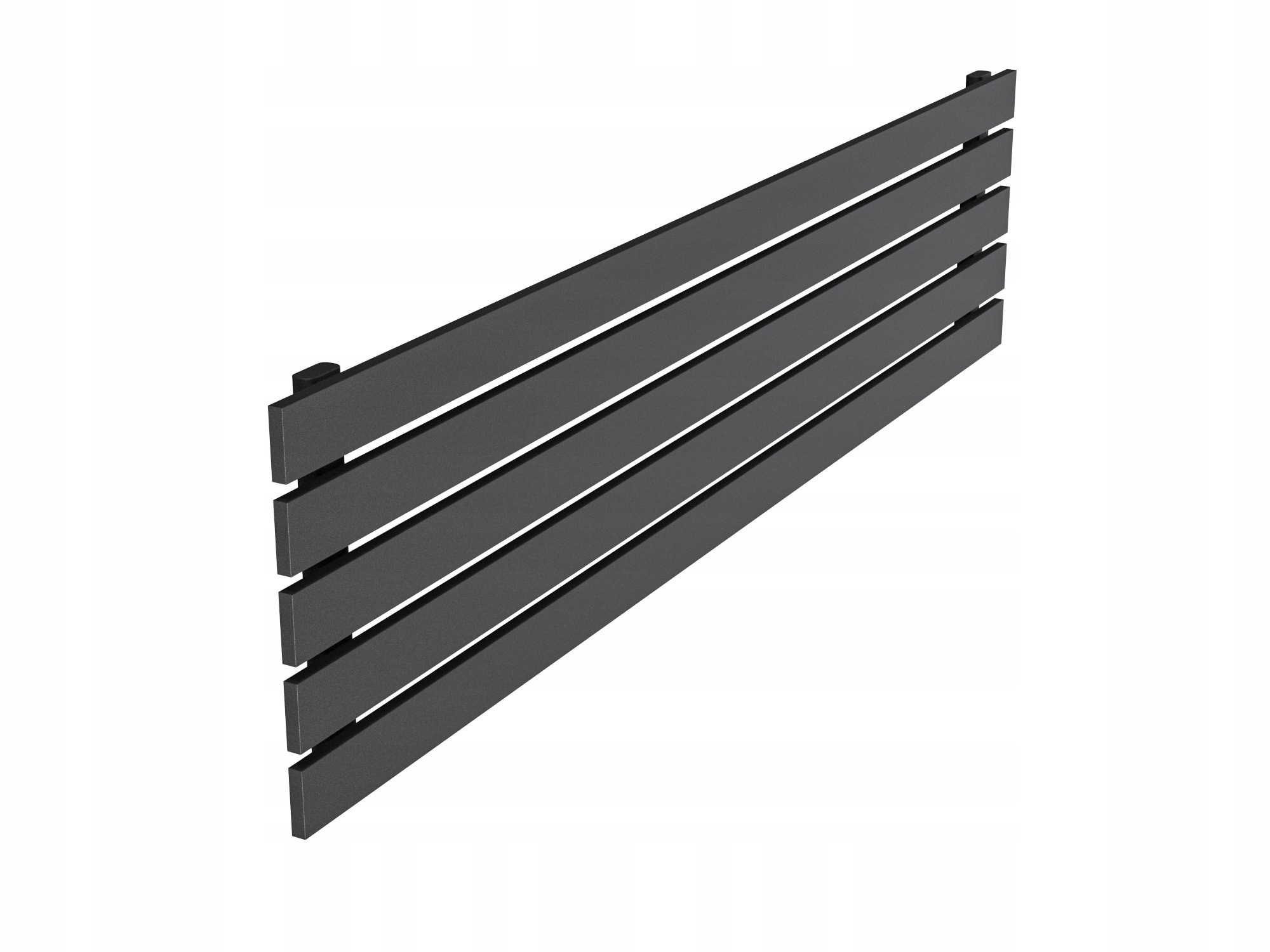 HORIZONTÁLNY DEKORATÍVNY RADIÁTOR-R 37/140 BLACK STRU
