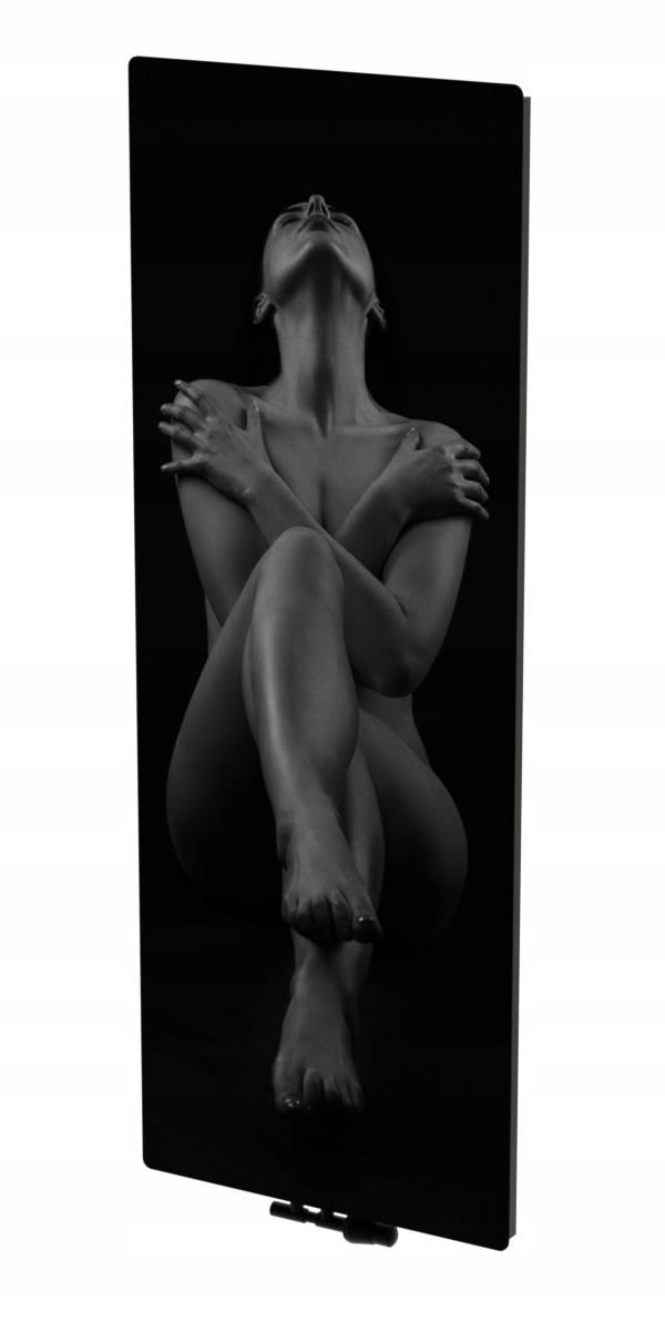DEKORATÍVNY RADIÁTOR VERTIKÁLNA TLAČ KÚPEĽŇOVÉ SKLO 160x60cm LOFT dekor.