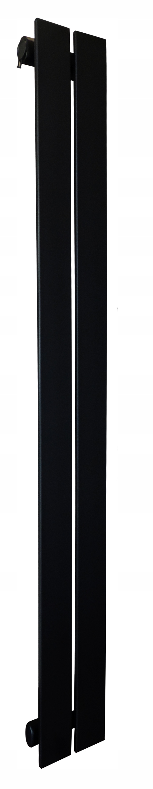 LOFT Tenký dekoračný RADIÁTOR 180x15 Matt Black Structure 288W