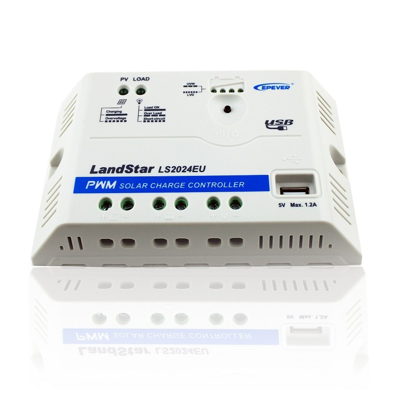 Nabíjanie regulátora solárneho ovládača 10A USB