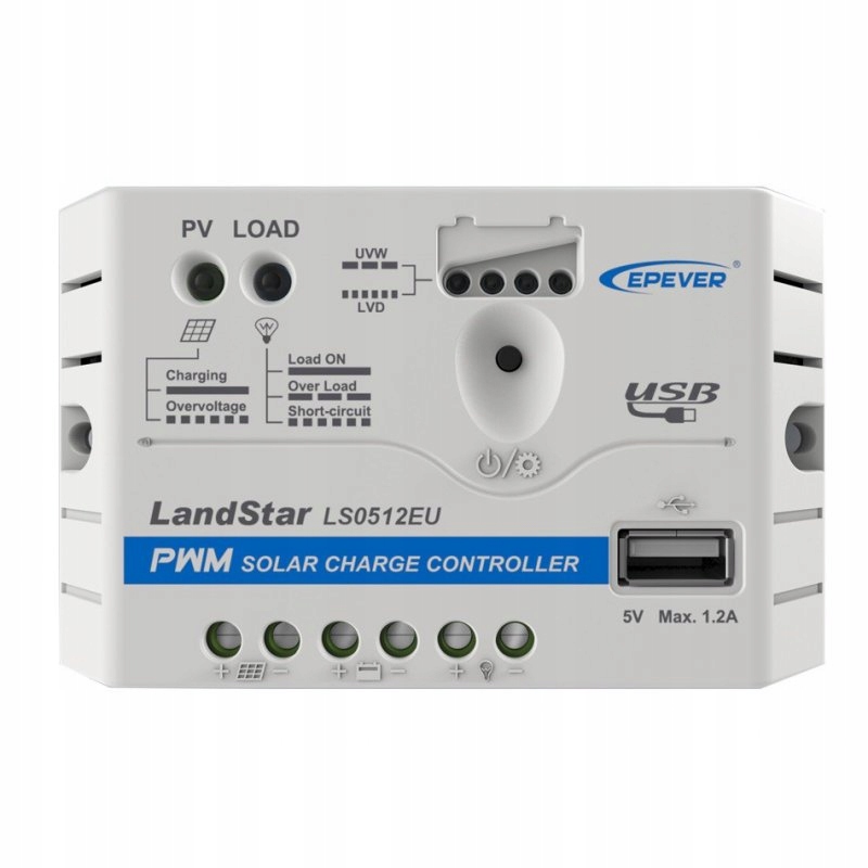 Fotovoltaika - Solárny regulátor Epever LS0512EU 5A USB
