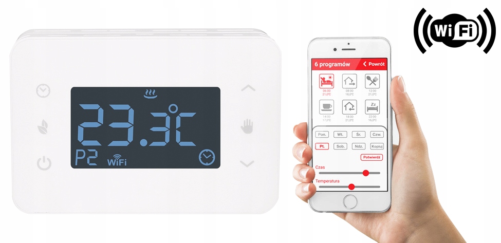 REGULÁTOR REGULÁTOR SMART WIFI IZBOVÝ TERMOSTAT