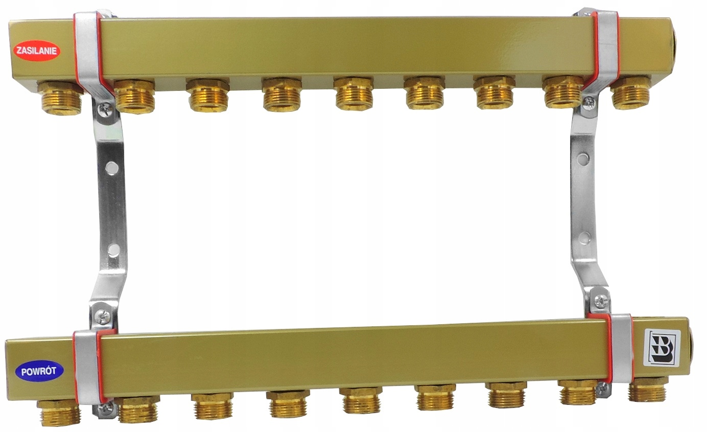 DISTRIBÚTOR CO BSN 9 OBVODOV 1X1 / 2 "