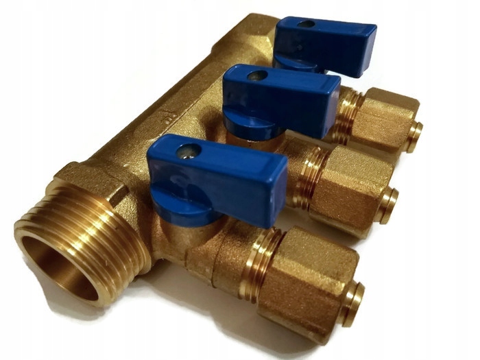 ROZDIEL PEX 1''x16mm x 3 SEKCIE PRE STUDENÚ VODU
