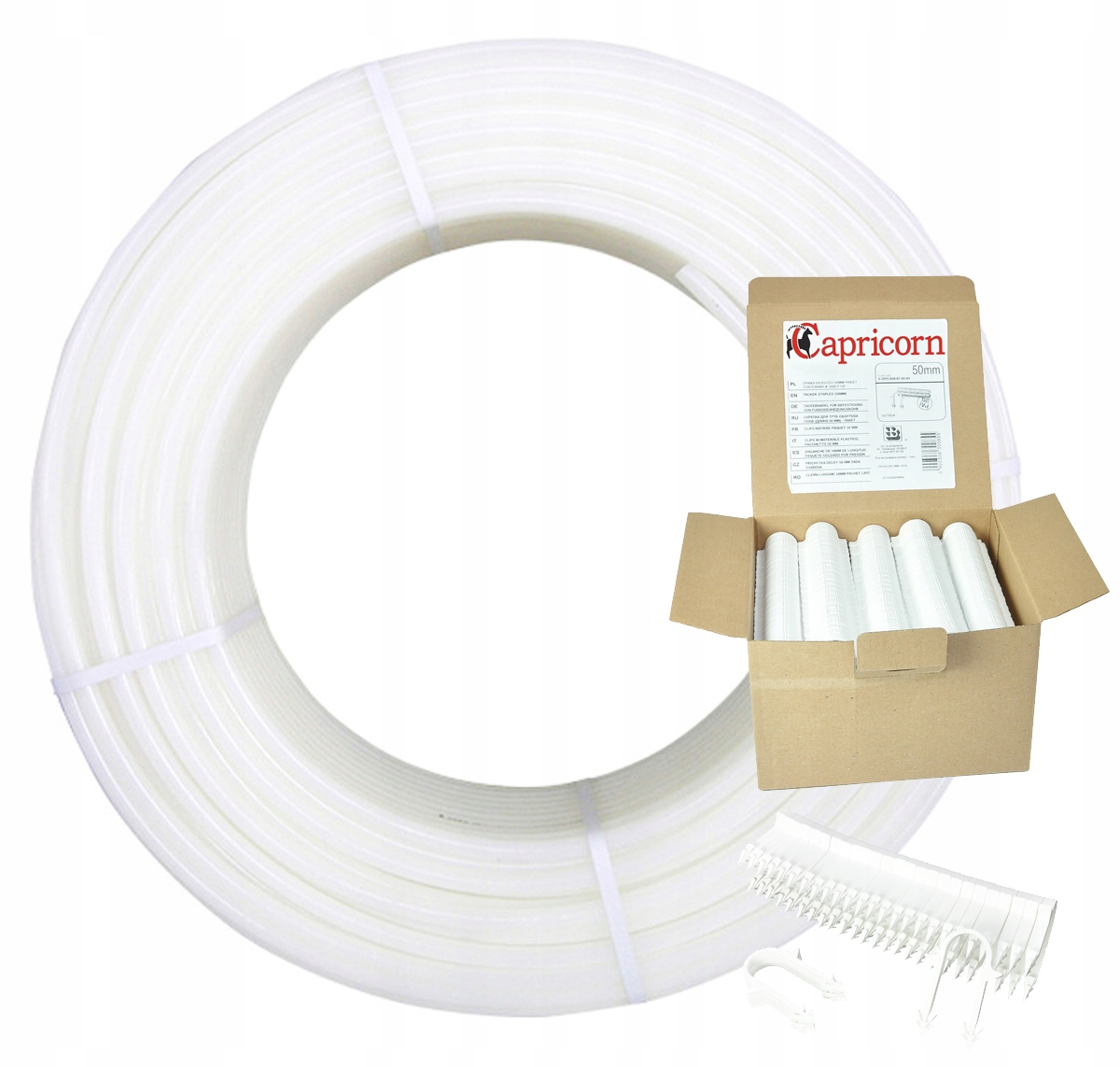 Rúrka pert evoh 16 × 2 200 LM + klipy kozorožné pex