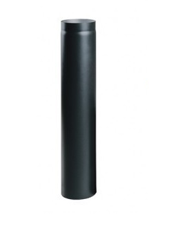 ČIERNE Rúrkové potrubie 150 / 1000mm komín, dymovod