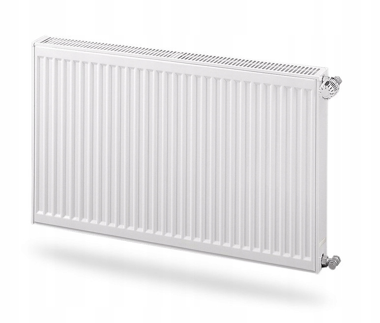 Kermi oceľový panelový radiátor 1338 W biely 1000 x 600 x 100 mm - bočné pripojenie