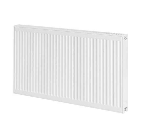 Oceľový panelový radiátor Purmo 1909 W biely 1200 x 550 x 102 mm - bočné pripojenie