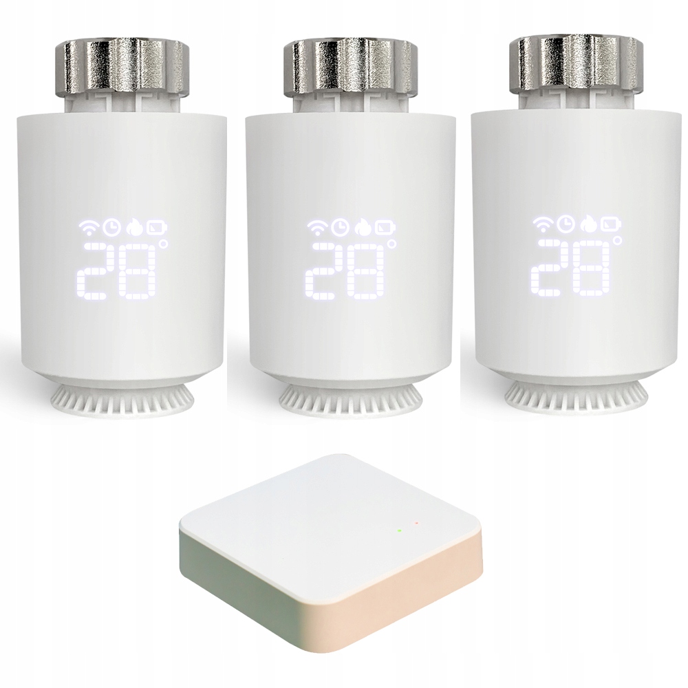 TUYA Zigbee 3X radiátorový termostat + Hub Gateway