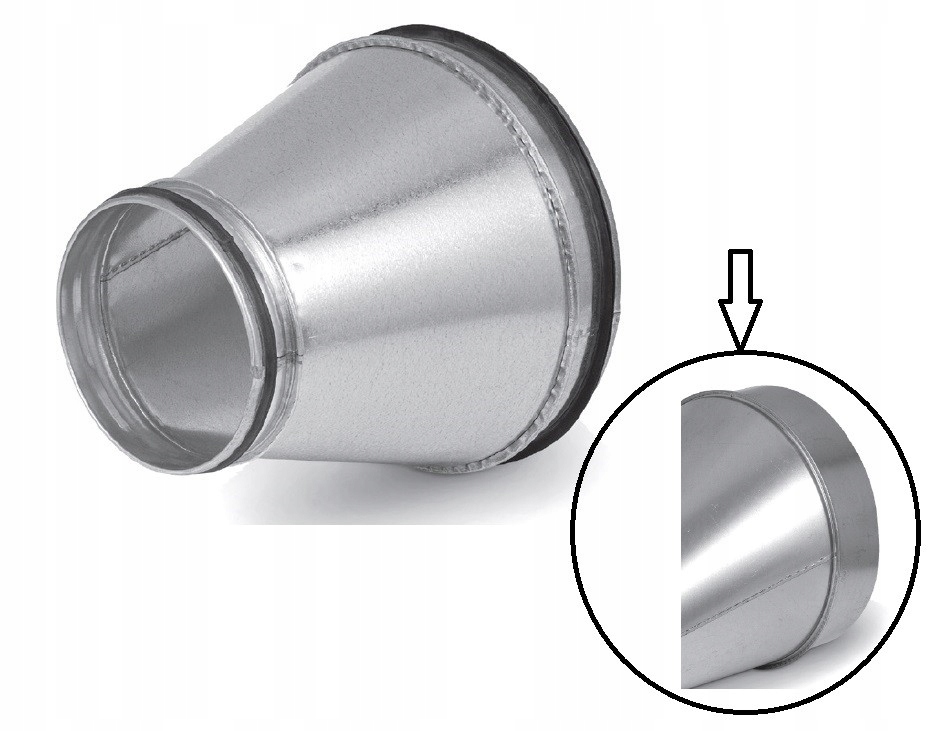 Redukcia mufná-vsuvka 250/150 mm s tesnením