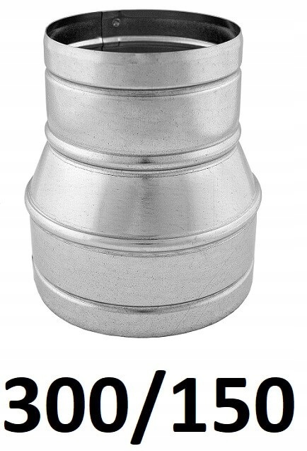 Redukcia pre spiro rúry 300/150 [mm] GALVANIZOVANÝ
