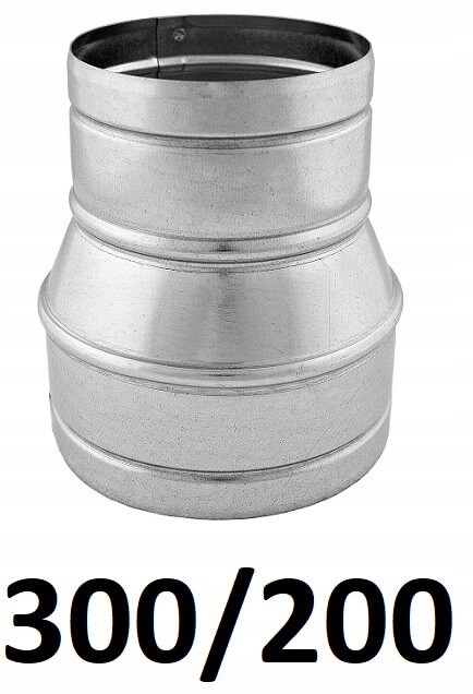 Redukcia pre spiro rúry 300/200 [mm] GALVANIZOVANÝ