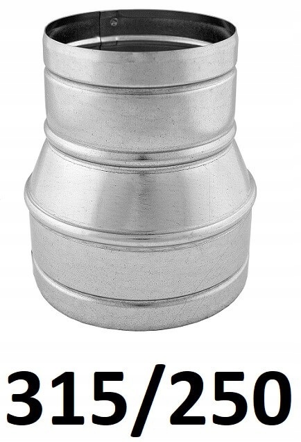Redukcia pre spiro rúry 315/250 [mm] GALVANIZOVANÝ