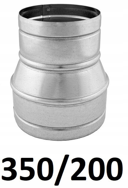 Redukcia pre spiro rúry 350/200 [mm] GALVANIZOVANÝ