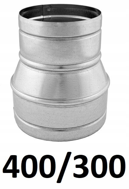 Redukcia pre spiro rúry 400/300 [mm] GALVANIZOVANÁ