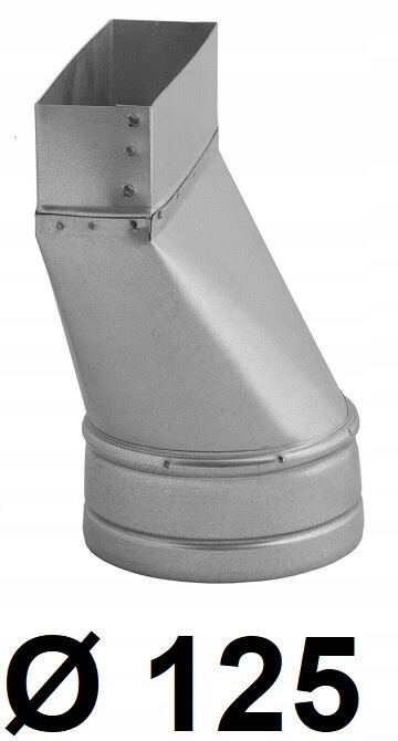 Asymetrická redukcia 125 [mm] 200 × 50 [mm]