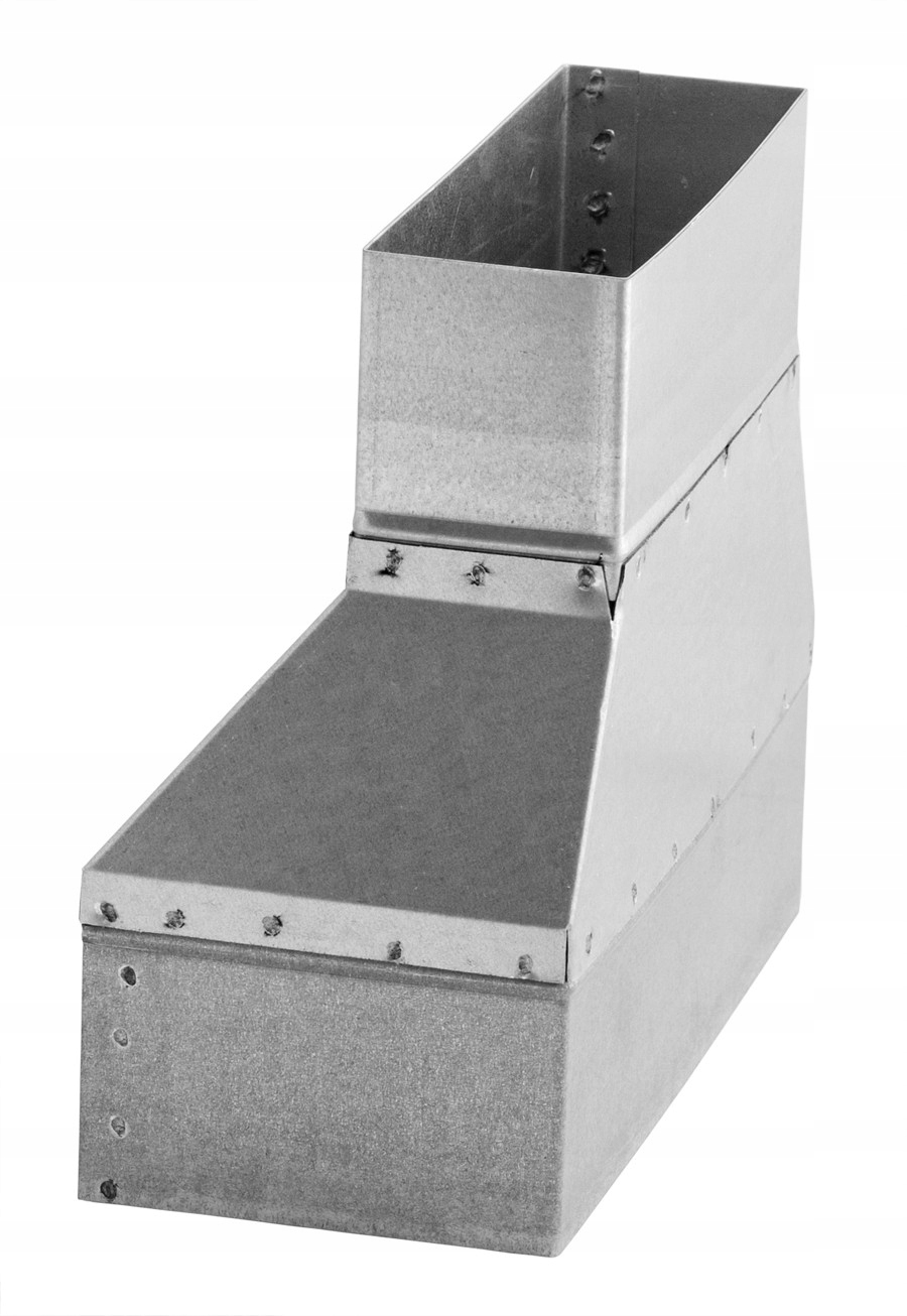 Redukcia ventilácie 150 × 50 mm 200 × 90 mm