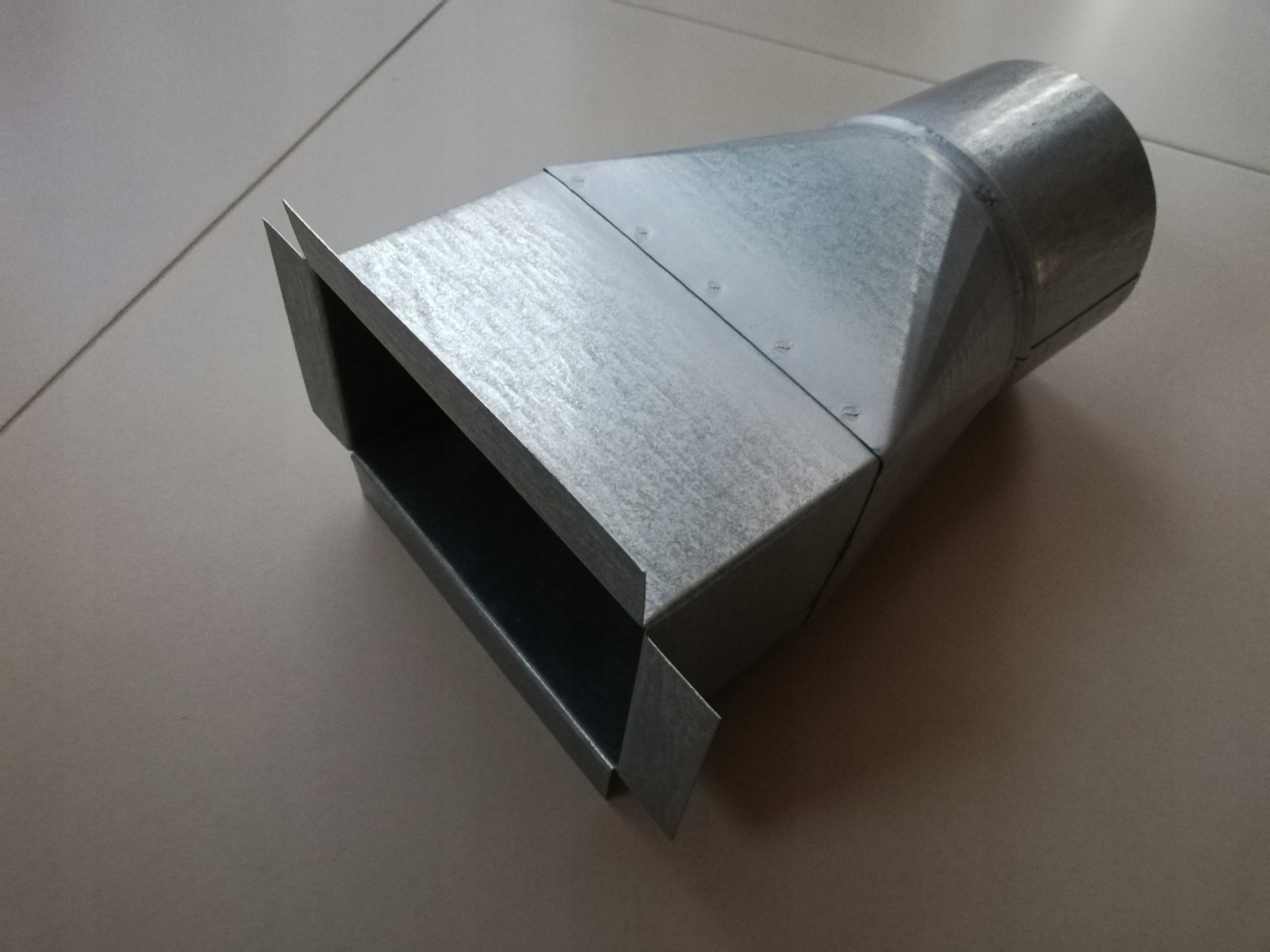 Redukcia ventilácie pre mriežku 100 mm 125 x 75 mm