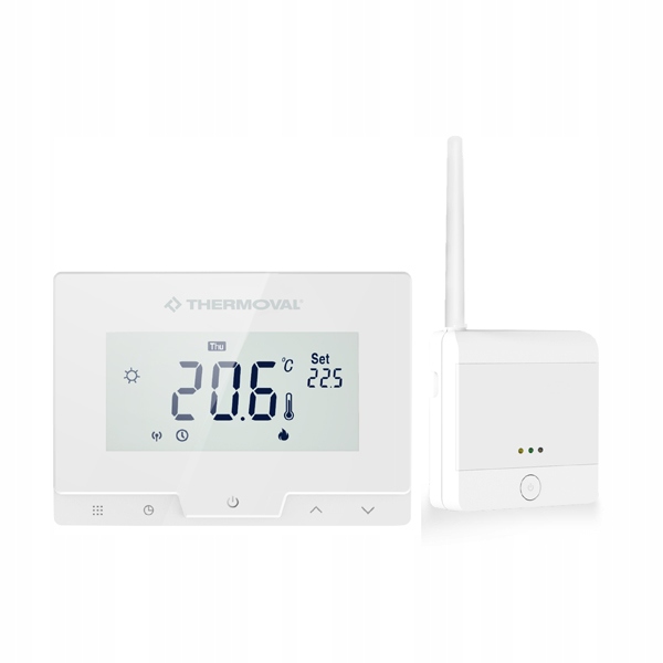 Regulátor teploty THERMOVAL TVT50 Wifi + rádio