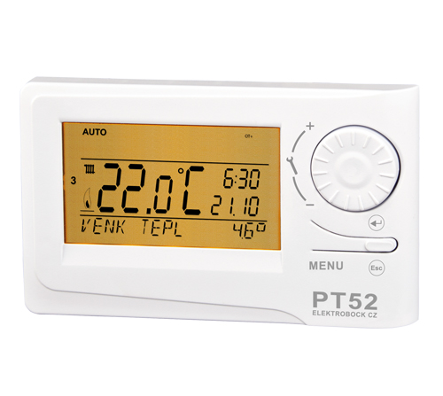 Izbový regulátor C.H. Elektrobock PT52 OpenTherm