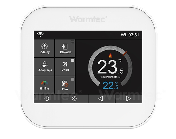 Regulátor teploty WARMTEC JE S WiFi