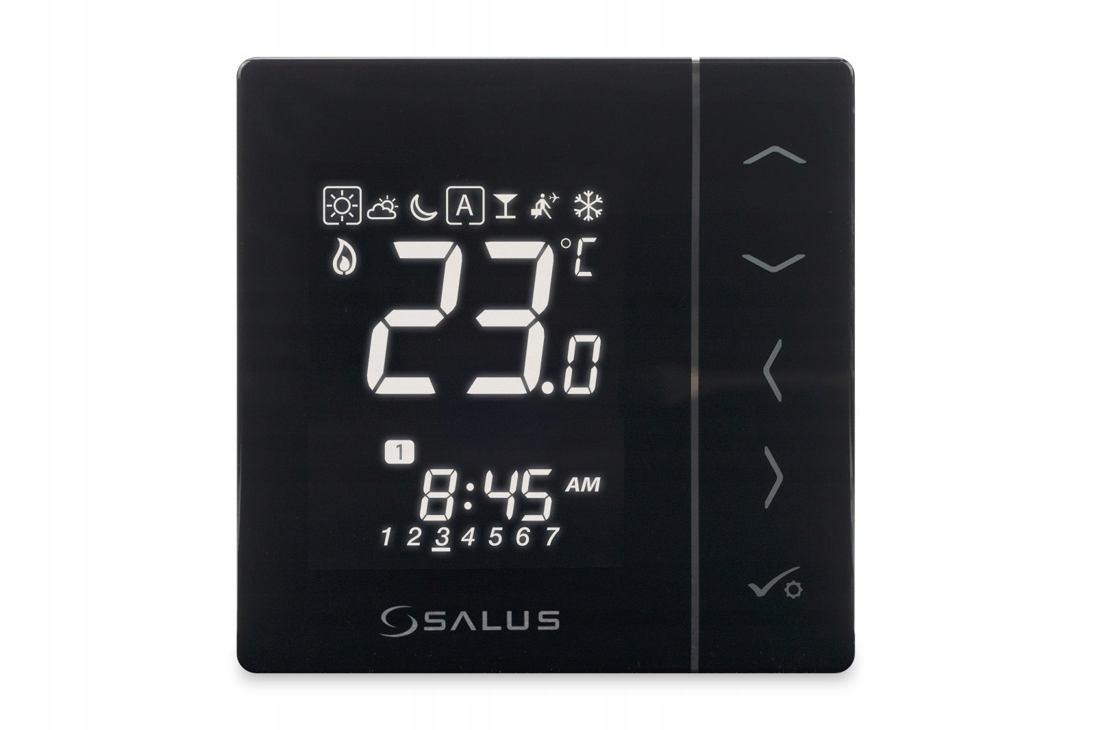 Drôtový regulátor teploty Salus VS30W VS30B