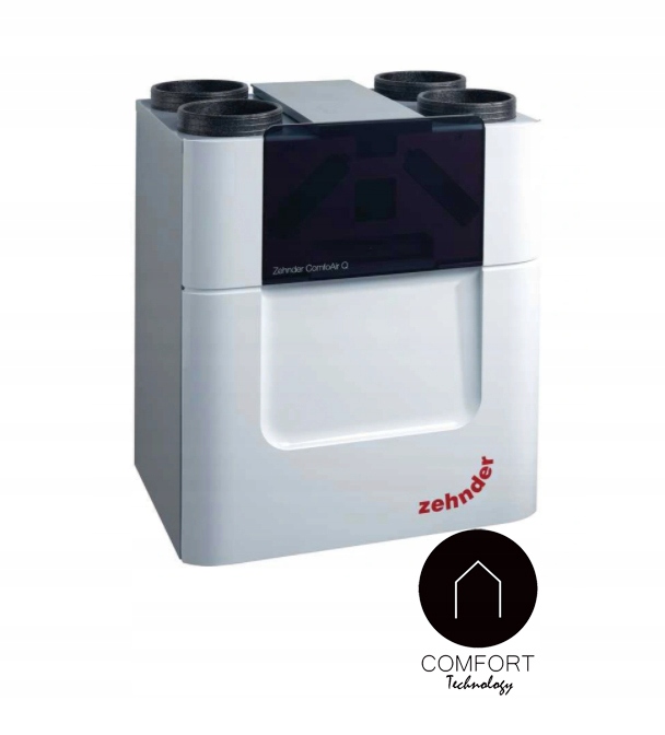 Rekuperátor - Zehnder ComfoAir Q450 Basic ST mont 8% rekuperátor