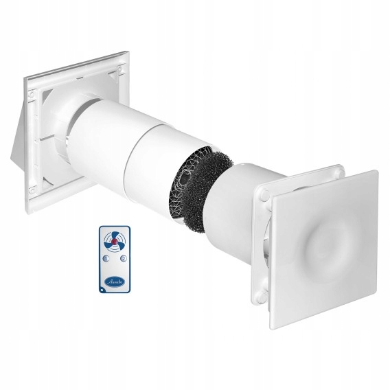 Ventilátor – Kompaktný rekuperátor HRV100P s diaľkovým ovládaním