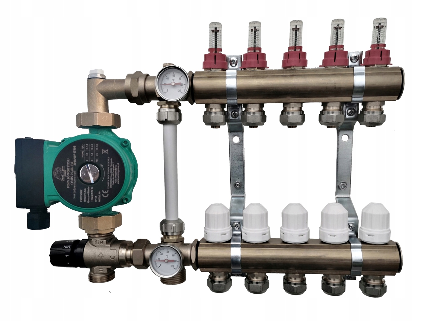 5 rozdeľovač s PUMP GROUP pre podlahu