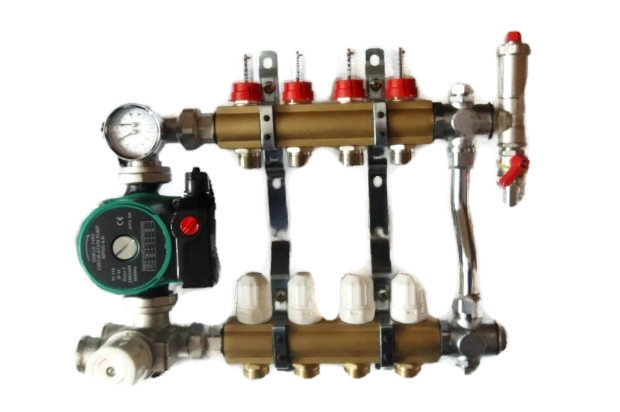 8 zmiešavacích potrubí s termostatickým ventilom