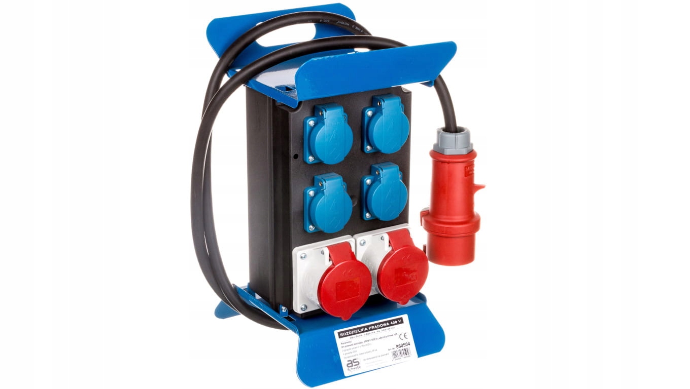 Stavebný rozvádzač 4x250V / 16A 2x440V / 16A 2m 86