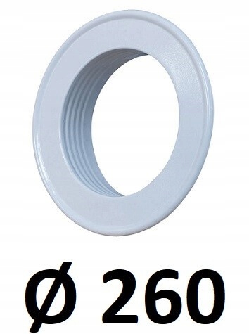 Maskovacia rozeta 260 [mm] BIELA