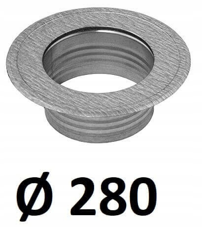 Maskovacia rozeta 280 [mm] ZINC PL