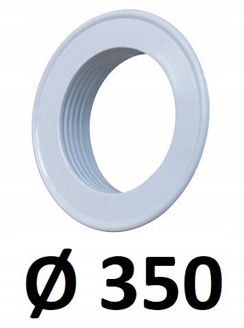 Maskovacia rozeta 350 [mm] BIELA