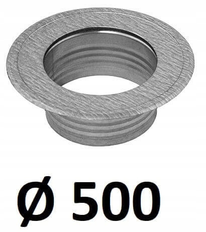 Maskovacia rozeta 500 [mm] ZINKOVANÁ