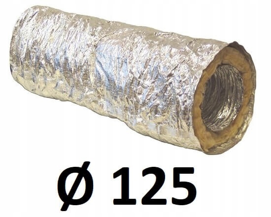 Spiro izolované potrubie 125 [mm] / 10 [m]