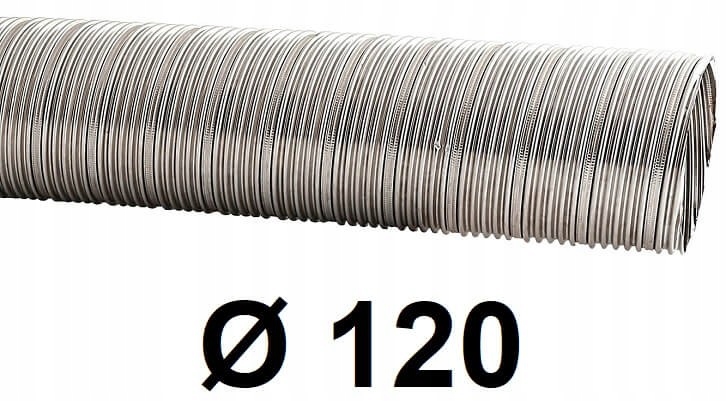 Krbová vložka - Spiro rúra z nehrdzavejúcej ocele 120 mm / 9 [m]