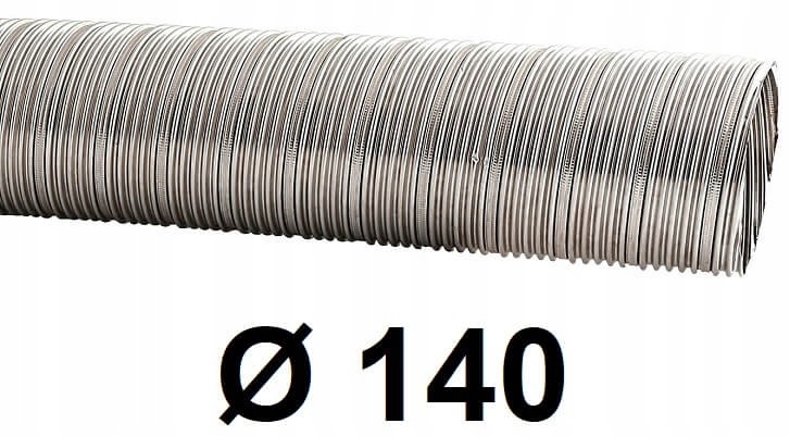 Krbová vložka - Nerezová spiro rúra 140 mm / 13 [m]
