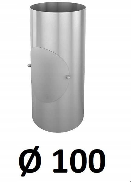 Potrubie s inšpekciou pozinkované 100 [mm] / 0,33 mm