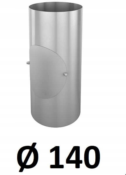 Potrubie s inšpekciou pozinkované 140 [mm] / 0,33 mm
