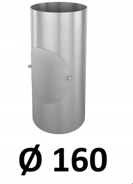 Potrubie s inšpekciou 160 [mm] / 0,33 mm GALVANIZOVANÉ