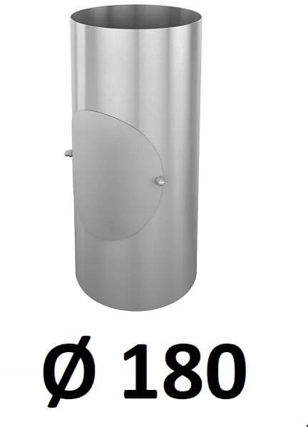 Potrubie s inšpekciou pozinkované 180 [mm] / 0,33 mm
