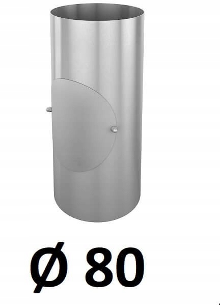 Potrubie s inšpekciou pozinkované 80 [mm] / 0,33 mm
