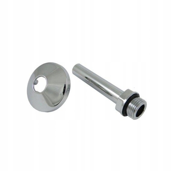Pripojovacie potrubie s rozetou 15 × 1 G1 / 2 "chróm