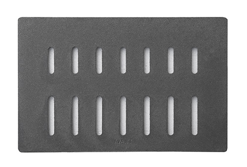 Krbová vložka – Liatinový rošt do krbovej kachle 40 × 25,8 cm TYP2