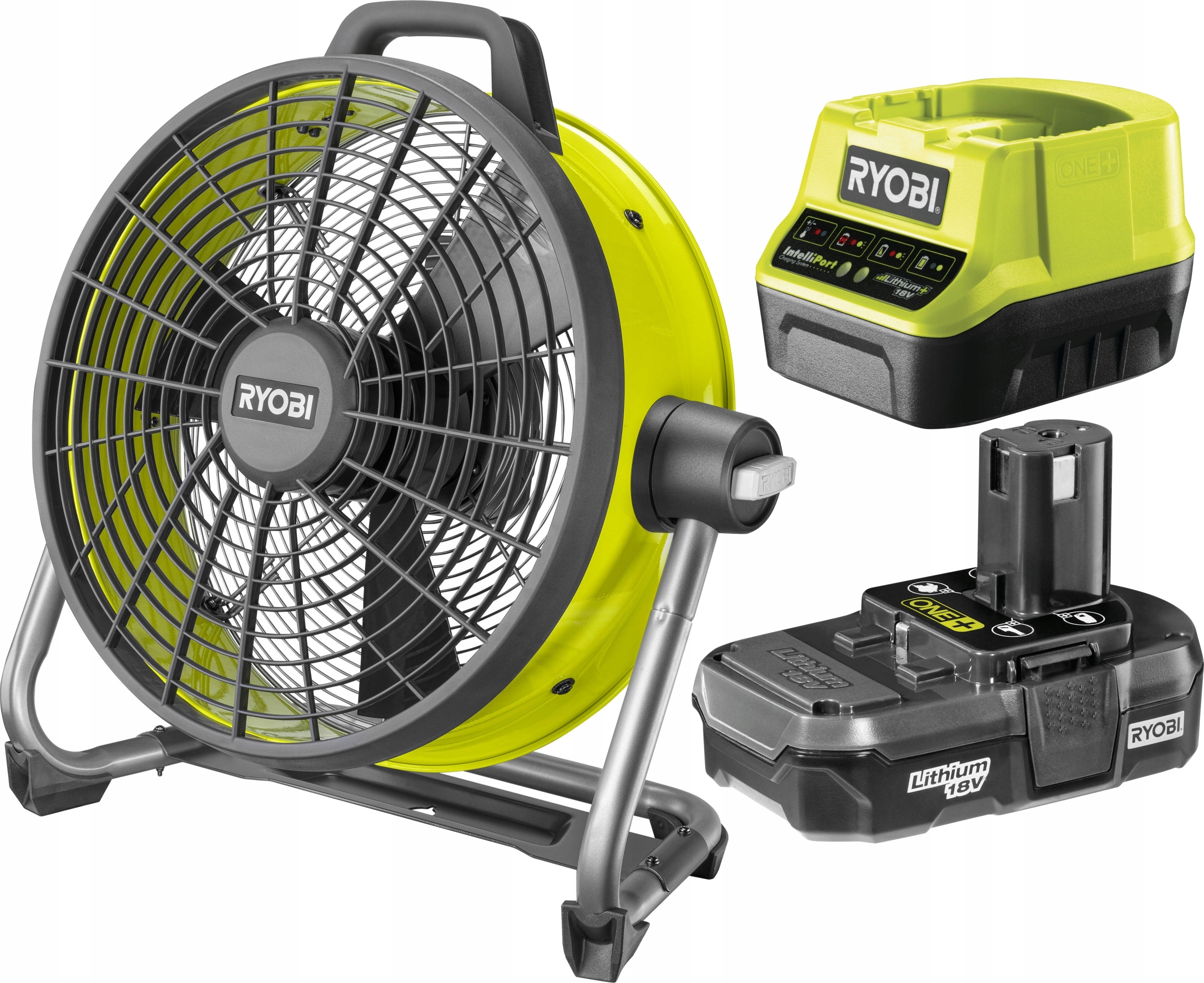 Ventilátor – Ryobi R18F5 Batéria FAN 18 V + 1,3Ah